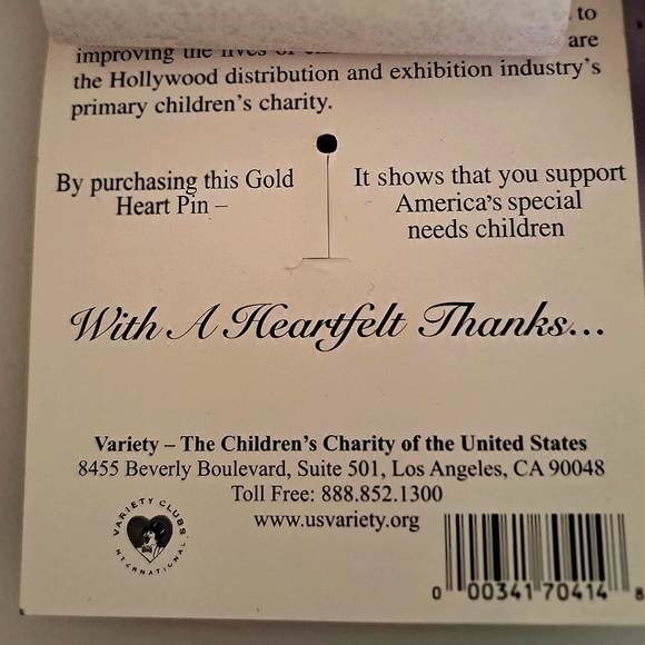 ET Pin Dreams Come From The Heart Vntg 2003 The Children's Charity New On Card - Picture 4 of 5